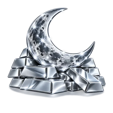 Shimmering Silver Bullion Stack copy